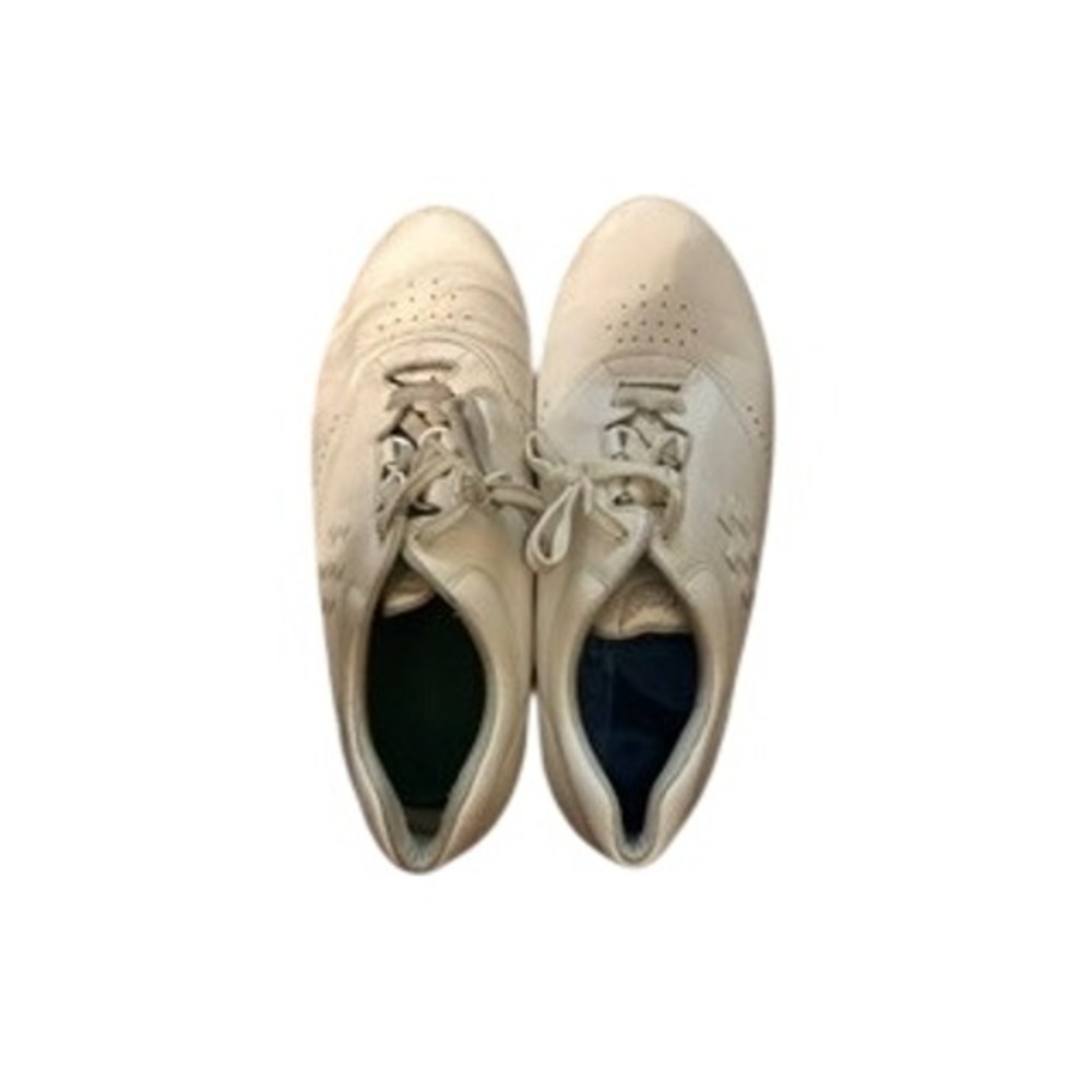 SAS Free Time Walking Shoes Womens 8.5 M Bone Leather Lace Up Sneakers USA Made